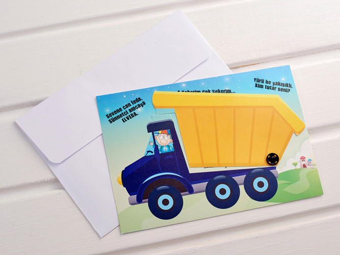 Kırklareli Sünnet Davetiyesi - 4963 Model